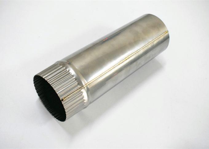 Piping System Dust Extraction Pipe Stainless Steel Straight Round Head Code 0