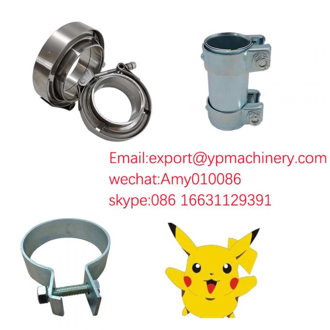 Duct Fittings Wide V Type 100mm Heavy Pipe Clamp