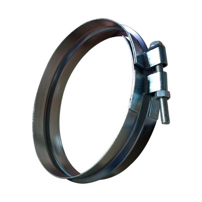 Galvanized 300mm 48mm 0.8mm Heavy Duty Pipe Clamps