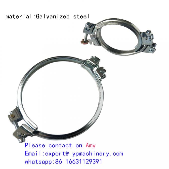 150mm Airtight Galvanized Steel Duct Flange Clamps