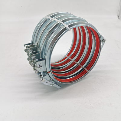 Round Stainless Steel Duct Clamps For Welding Connection