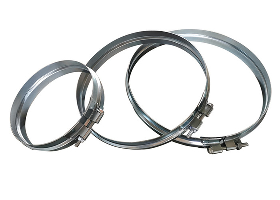 Galvanized Duct Quick Release Circular Clamp Wide Clips 150-600mm For Effective Fastening