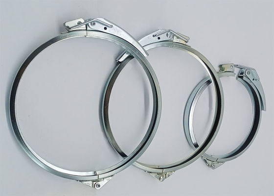 Quick Release Sealing Ring USA Type 80mm 2 Inch Galvanized Pipe Clamps