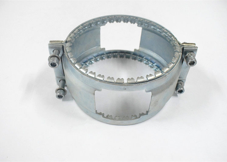 High Rise No Hub Coupling Galvanised Pipe Clamps , Type F Clip Drive