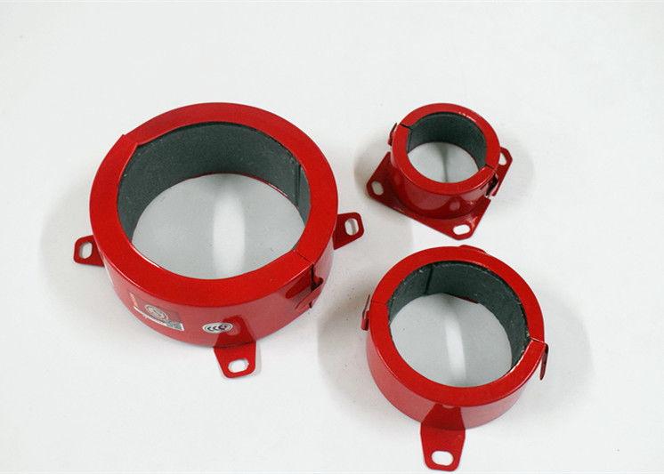 Rubber PVC Firestop Pipe Collar Full Type With Various Size Steel Galvanized Sheet