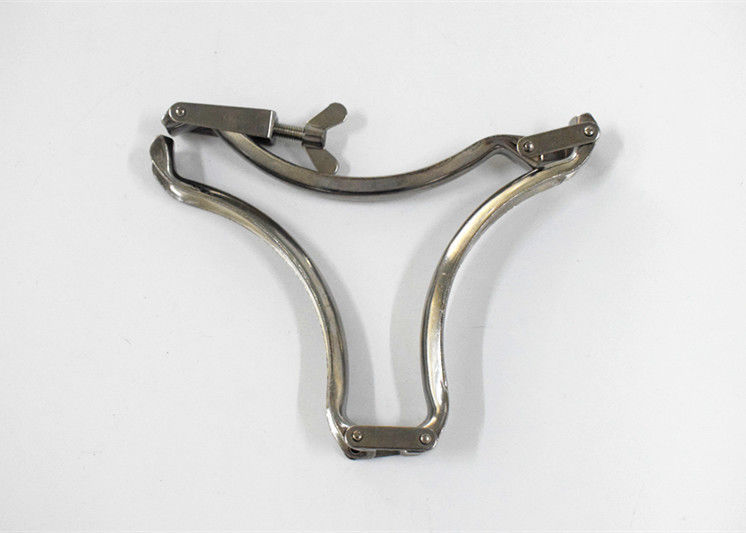 DN50 Heavy Duty Pipe Clamps With Belt Screw Sliver Galvanized Grip