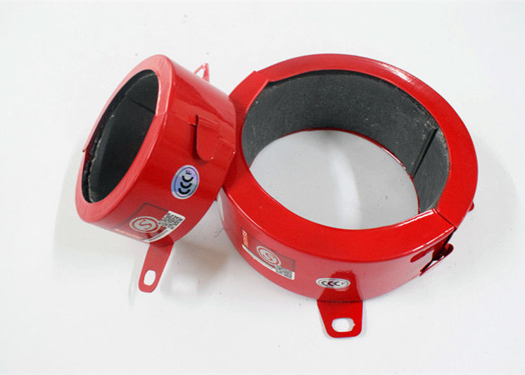 Red ASTM Fire Rated Pipe Collars , Hardware Tools Fire Resistant Pipe