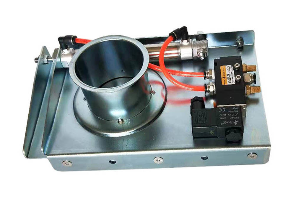 Durable Duct Auto Pneumatic Damper Galvanized Steel 160mm 2mm 3mm Thickness