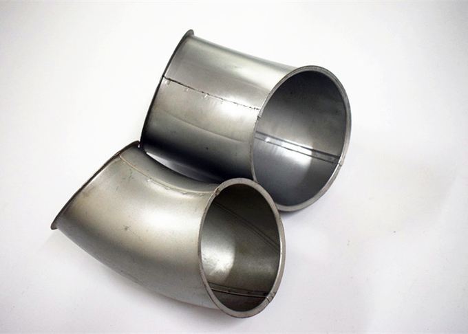 Circular Dust Extraction Pipe Fittings Metal Flanged Welded Bend Standard Size