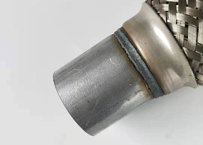 2.5" X 6" Exhaust Flexible Pipe Auto Spare Parts With Nipples For Car Exhaust System
