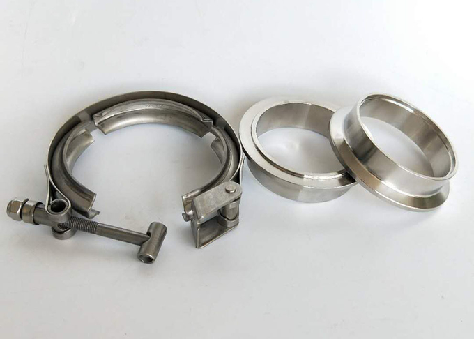 SS Quick Release Heavy Duty Pipe Clamps For Connection Of Automotive Exhaust Pipes
