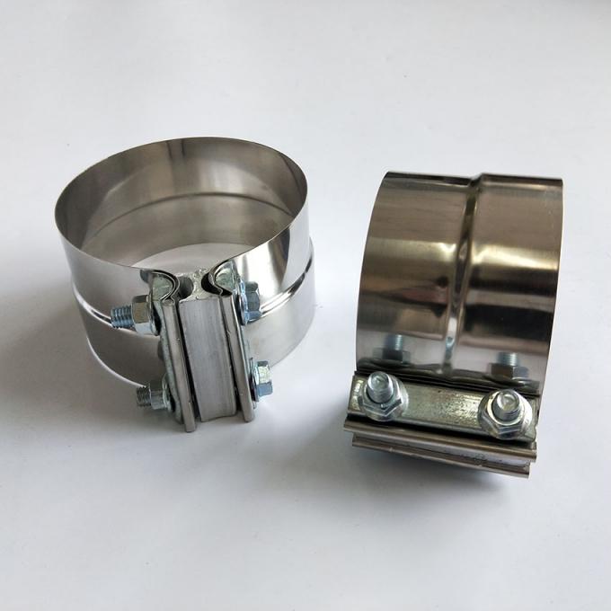Auto Part Split Pipe Clamp Stainless Steel Lap Joint Exhaust Band Clamp