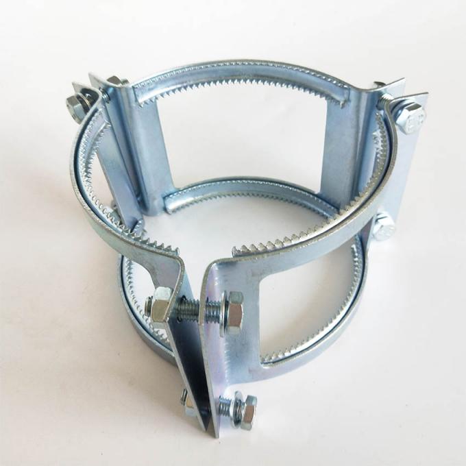 Galvanised Plated Steel Heavy Duty Pipe Clamps Coupling Grip Pipe With