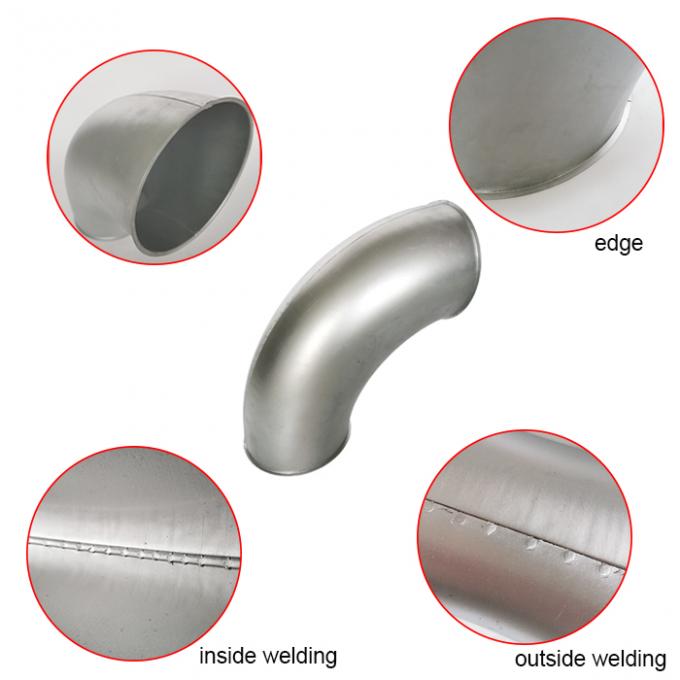 Metal Dust Extraction Pipe Dust Collector Pipe Fittings 90 Degree Elbow