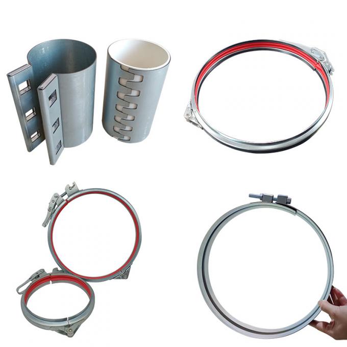 Hvac Ductwork Quick Release Pipe Clamp Flange Elbow Connection