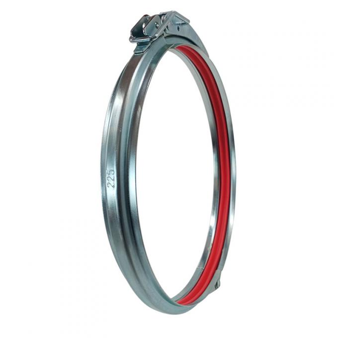 Odm 150mm Galvanised Tube Clamps Flange Ductwork Wrapped Rapid Lock