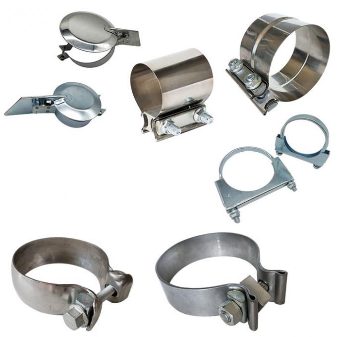 High Durability Metal U Clamp Exhaust Pipe Clamp 38mm305mm Size