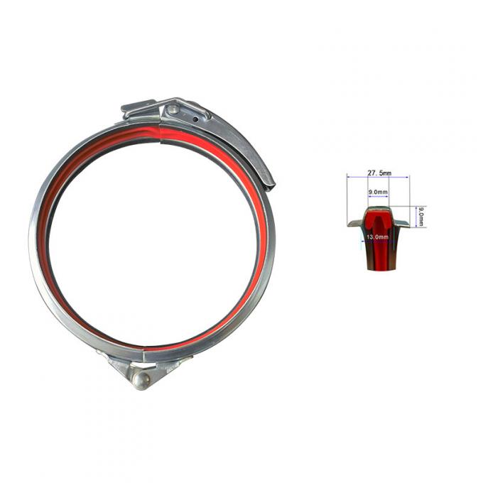 Modular Air Duct Ventilation Stainless Steel 304 Quick Release Round