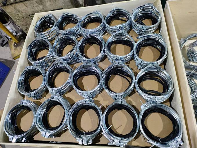 Duct Heavy Duty Pipe Clamps Quick Connect Pull Ring With EPDM