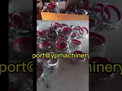 Airtight Quick Release Pipe Clamps Round Clamp locking clip With Red Rubber