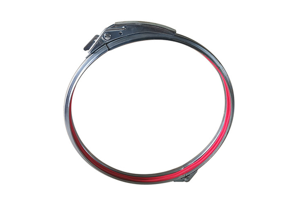 Quick Fit 80-600mm Galvanized Steel Hose Clamp For Dust Extraction System