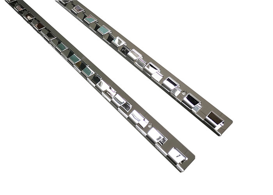 984mm 1230mm 1968mm Stamping Steel Parts Pvc Strip Curtain Rail System For Doorway