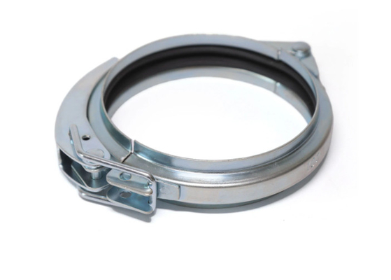 Zinc Plated Quick Release Pipe Clamp Carbon Steel 8 Inch