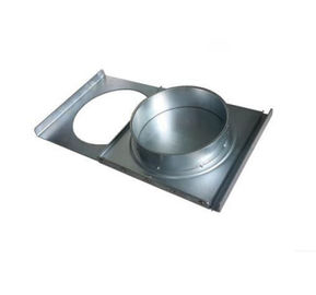 Galvanised Steel Sliding Duct  Dampers Collector Blast Gate From80mm  To 300mm Manual Operation