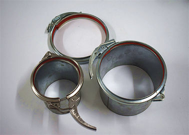 OEM Galvanized Round Quick Fit Steel Duct Clamp For Dust Extraction System