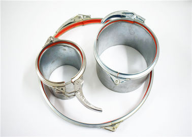 Galvanized Quick Release Hose Clamps Stainless Steel , 4-23 Inch Adjustable Pipe Clamp