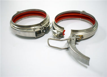Hop Dip Quick Release Pipe Clamp Galanized Pressed Tight For Industry Seamless