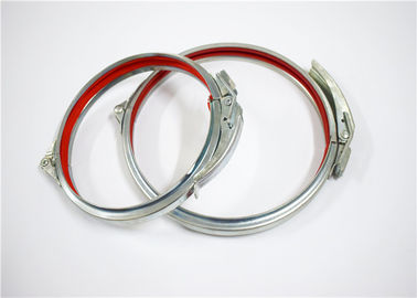 Locking Ring Quick Release Pipe Clamp Metal Duct Clamp 80-600mm Hot Dipped Galvanized