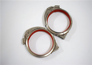 600mm Quick Release Pipe Clamp Clips With Red Seal For Ductwork System