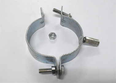 Metal Hangger Tube Split Pipe Clamp Without Rubber Band Sepcification DIN Sliver