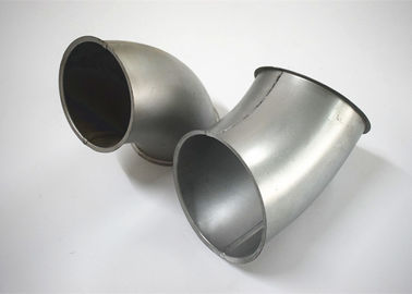 Galvanized Steel Dust Extraction Pipe 90 Degree Pressed Bends For Ventilation System
