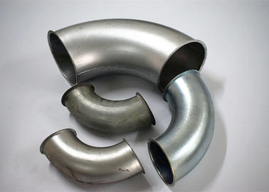Galvanized / Stainless Steel Dust Collection Fittings 45 Degree Bend Coupling