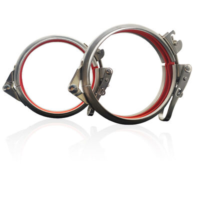 Spring Hose Clamp Adjustable Pipe Hose Clamp Quick Release Round Duct Clamp Rapid Lock Ring