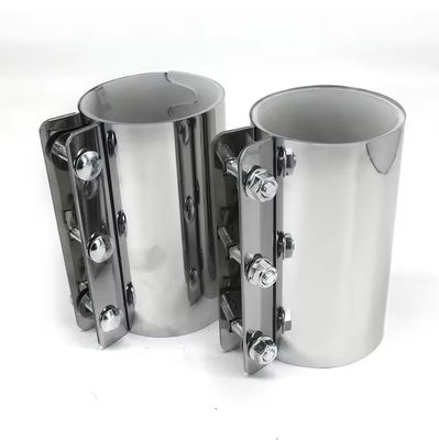 Stainless Steel Pneumatic Conveying Pipe Coupling With Silicone Seal For Plastic Pellet Vacuum Conveying.