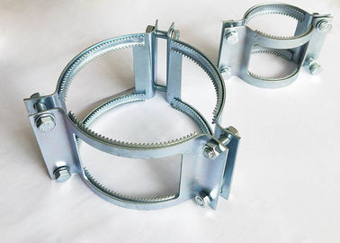 EN877 Standard Industrial Clamps Cast Iron Pipe Combi Grip Collar , Pipe Connector