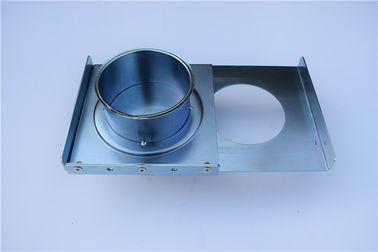 Galvanized Steel Air Conditioning Duct Dampers 4 Inch Dust Collector Blast Gate