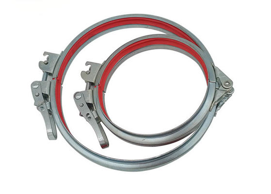 600mm Duct System 5.5mm Quick Release Hose Clamps With Sealing