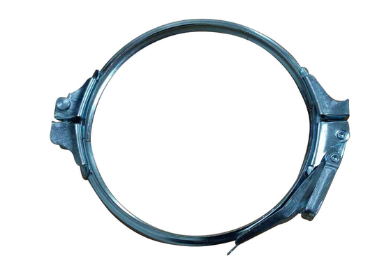 O Type Ring Round Duct 150mm Galvanized Steel Pipe Clamp
