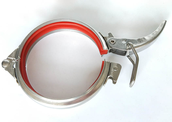 High Temperature Resistance Galvanized Steel Pipe Clamp Stainless Quick Release