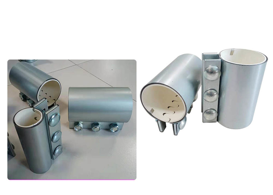 63*100mm Pneumatic Conveying Metal Pipe Couplings With Nitrile Rubber Gasket