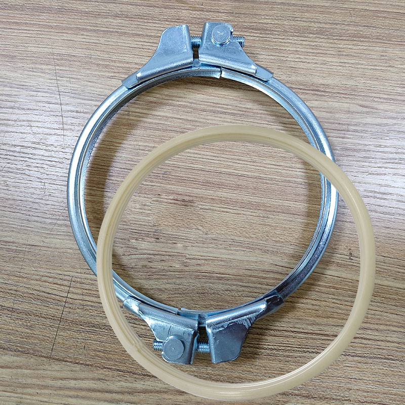 80mm500mm Heavy Duty Pipe Quick Connect Clamps Easy Installation