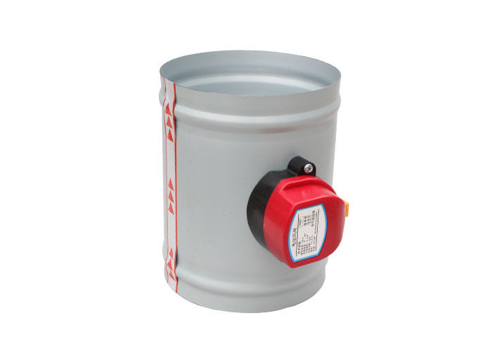 Galvanized Steel Open / Closed Ductwork Zone Dampers With Manual