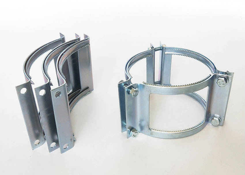 ISO Heavy Duty Pipe Clamps Stainless Steel Cast Iron Pipe Reinforced