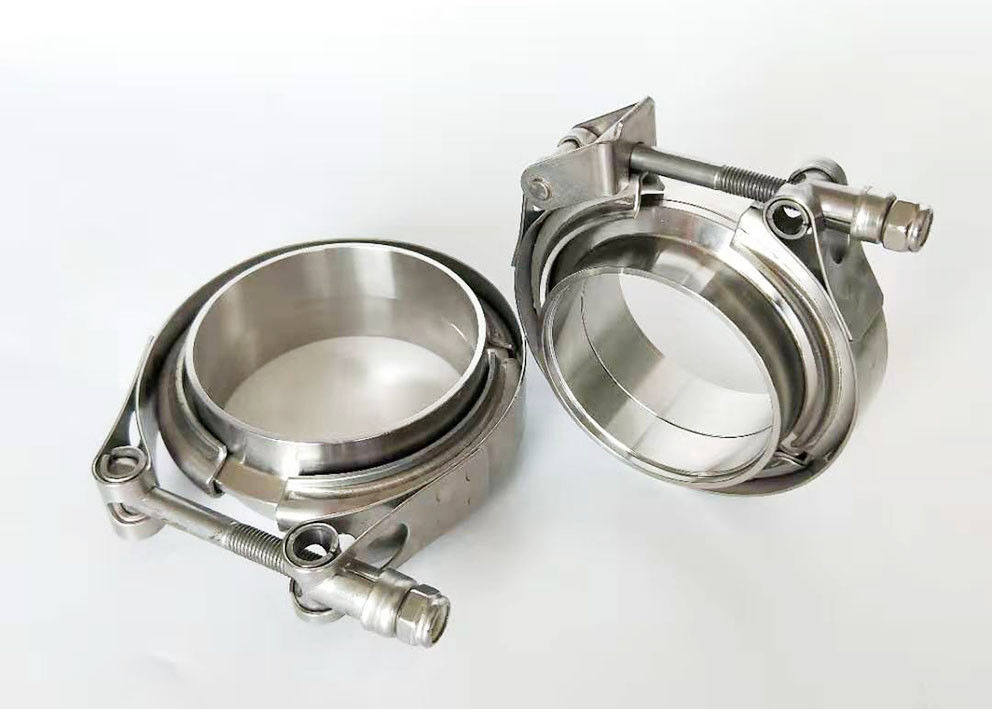 T Type Single Bolt Exhaust Auto Spare Parts V Band Stainless Steel
