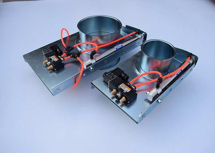 80400mm Duct Zone Dampers Pneumatic Shut Off Isolation Gate For Duct