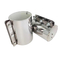 0.5mm 1.0mm 304SS Circular Pipe Clamp Central Pneumatic Conveying Pipe Couplings